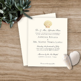 BUDGET Vintage Scallop Solteiro Seashell Casamento
