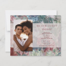 Budget Wedding Floral Texture Background Photo