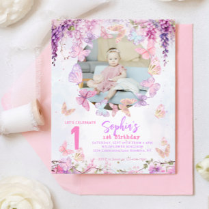 BUDGET Wisteria Butterfly Foto Birthday