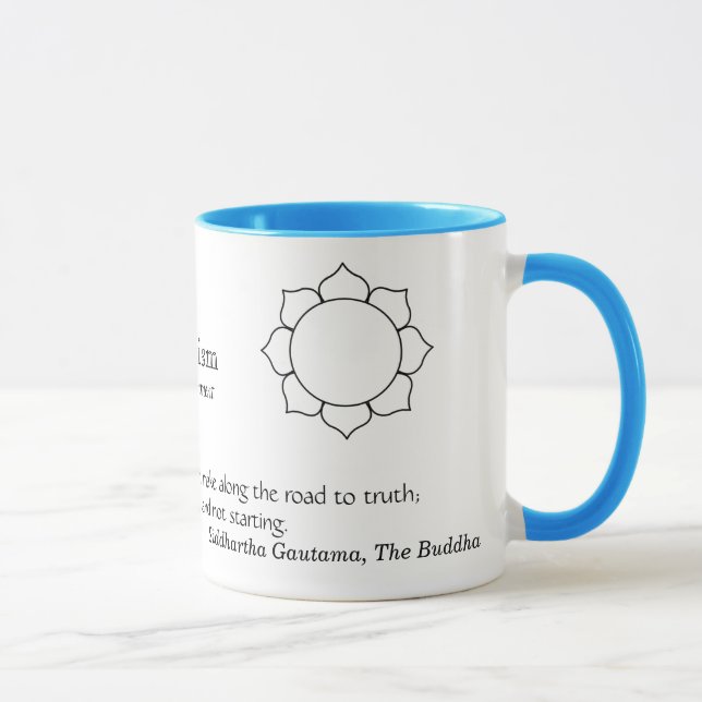 Budismo - caneca da passagem (Direita)