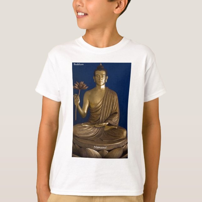 Budismo "Namaste" Oferece Camisetas Cartões de Mug (Frente)