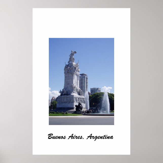 Buenos Aires, Poster da Argentina (Frente)