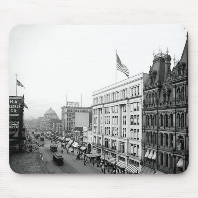 Búfalo principal NY Mousepad do St. 1904 (Frente)