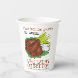 Buffalo Hot Chicken Wings Wing Comendo Competição