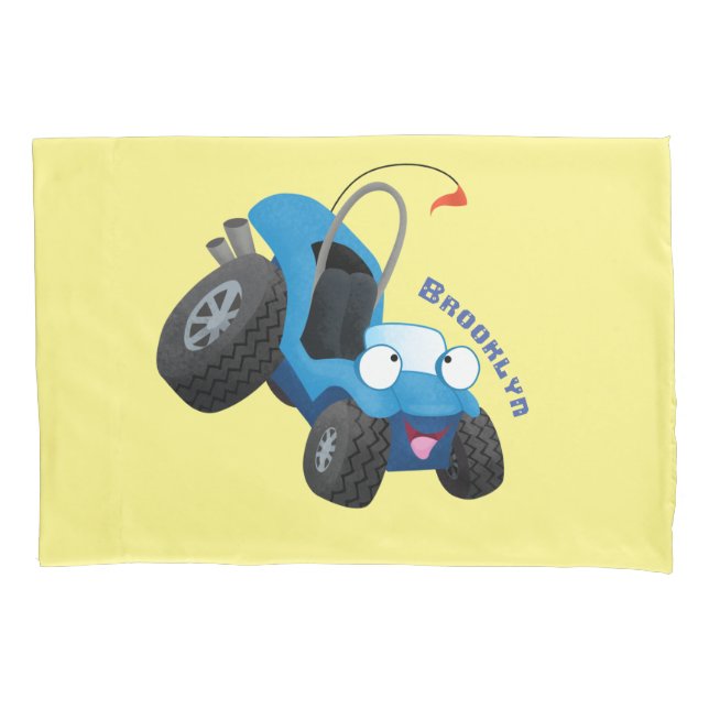 Buggy duna em forma de cartoon de veículos rodoviá (Frente)