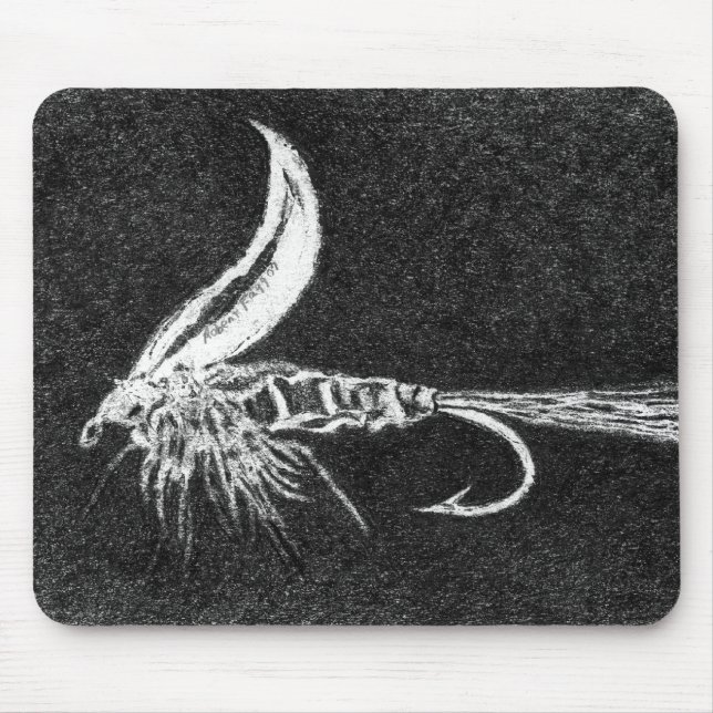 "Buggy Fly" Trout Fly Mousepad (Frente)