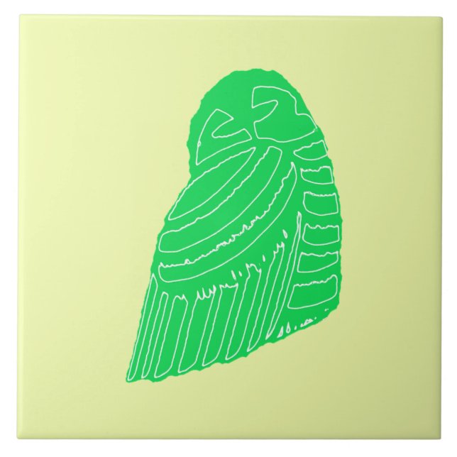 BUHO HELADO no azulejo LIMÃO (Frente)