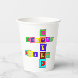 BUILD BEAUTY DAILY Paper cup