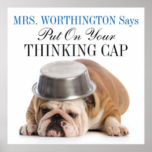 Buldogue engraçado - poster - srf