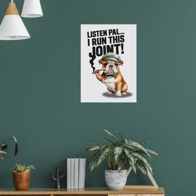 Buldogue Executa Este Poster (Sala de Estar 1)
