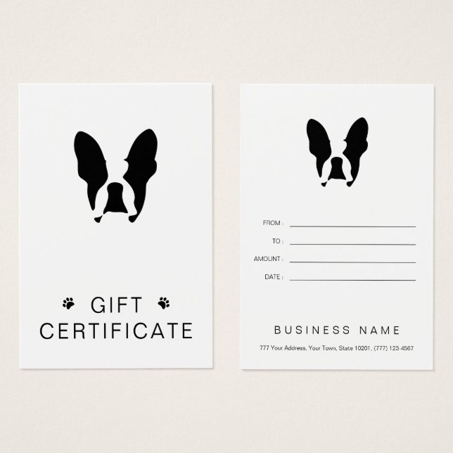 Buldogue francês (Frente & Verso)