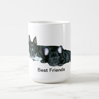 Buldogue francês & caneca melhores amigos de