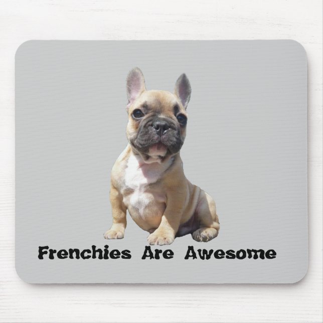 Buldogue francês Mousepad (Frente)