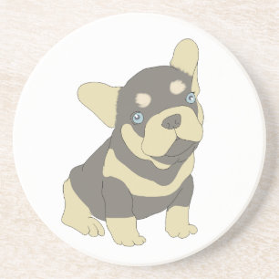 Buldogue Francês Papagaio Puppy Porta copos Sandst