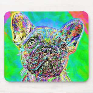 Buldogue francês que pinta Mousepad