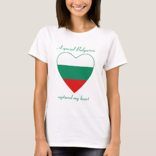 Bulgária Flag Sweetheart T-Shirt