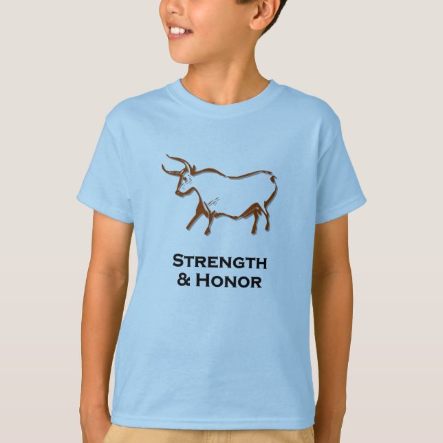 Bull Resistência e Camisa de Honra Brown (Frente)