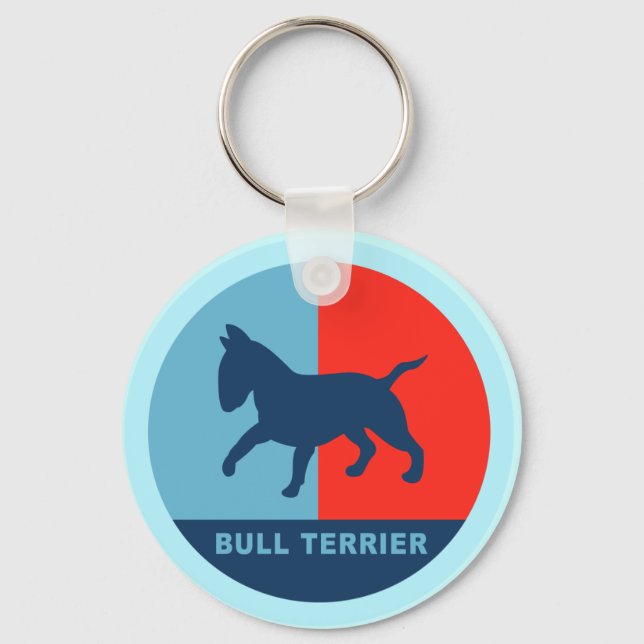 Bull Terrier chaveiro (Frente)