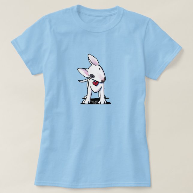Bull Terrier KiniArt T-Shirt (Frente do Design)