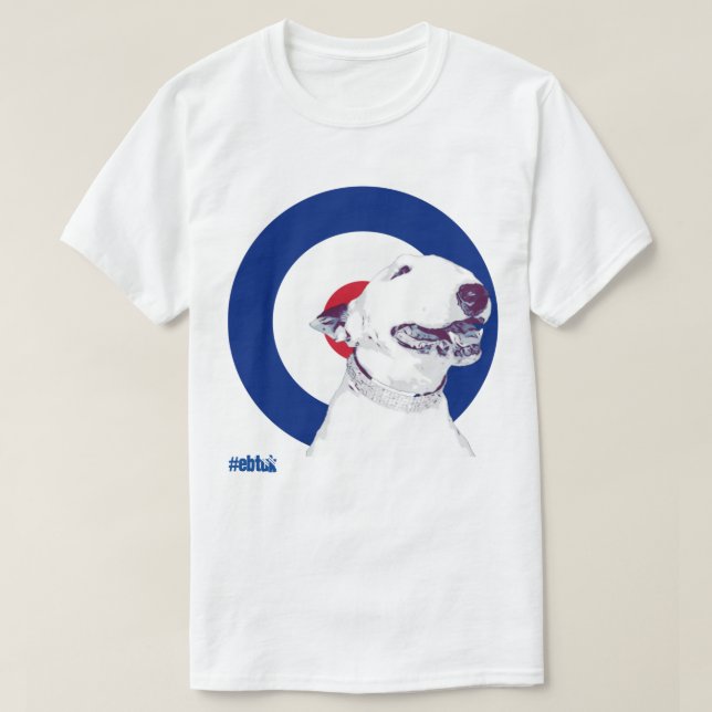 Bull Terriers UK Bully Mod T-Shirt (Frente do Design)