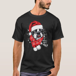 Bulldog Francês Merry Xmas Y'all T-Shirt