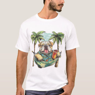 Bulldog Inglês em Top Havaiano