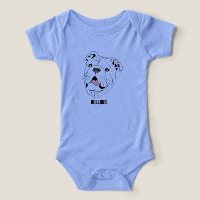 Bulldog t-shirt (Design frontal)