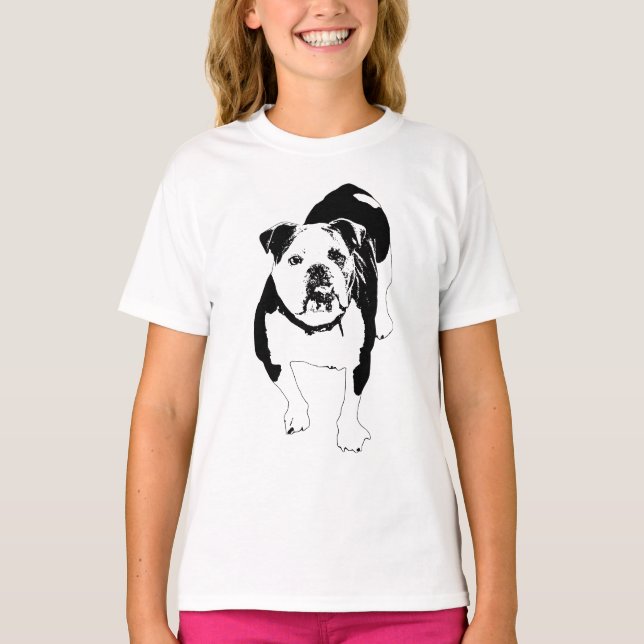 Bulldog Urbano, Camiseta Forte Vector (Frente)