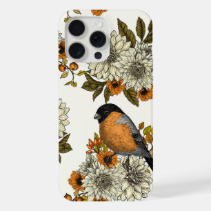 Bullfinch nas florais do outono 2