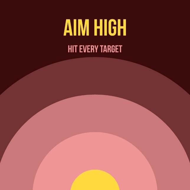 Bulls Eye — 90s Maximalist Poster | Retro Bedroom  (Criador carregado)