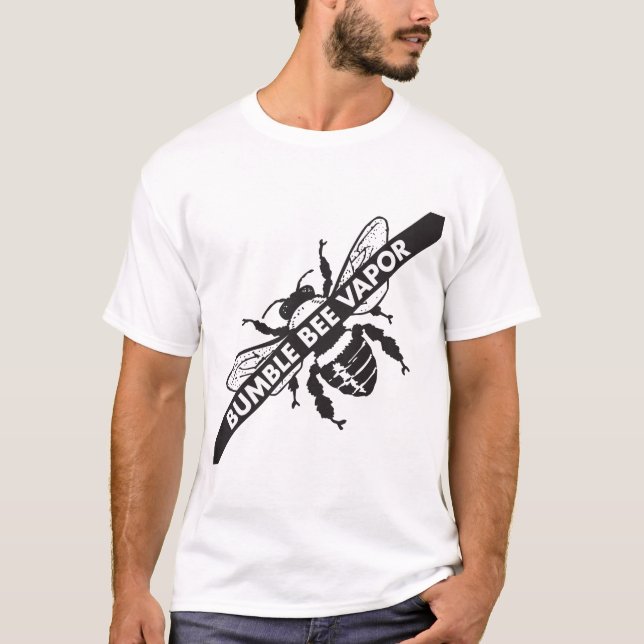 Bumble a camiseta unisex do vapor da abelha (Frente)