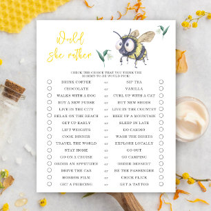 Bumble Bee - Ela poderia preferencialmente - jogo 