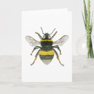 Bumble o cartão de cumprimentos da abelha