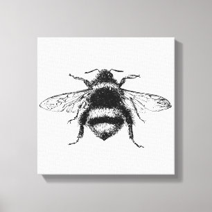 Bumble o impressão das canvas da abelha