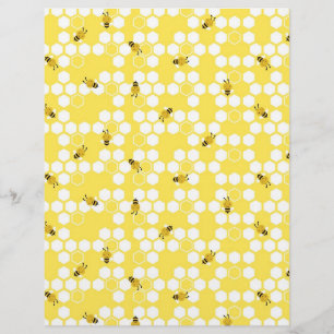 Bumble o papel do álbum de recortes da abelha
