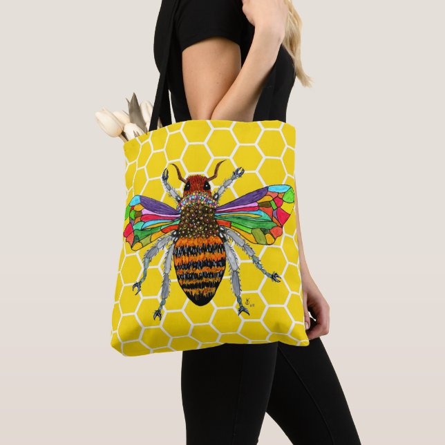 Bumble Tote Bag - Bonita e Colorida (Close Up)