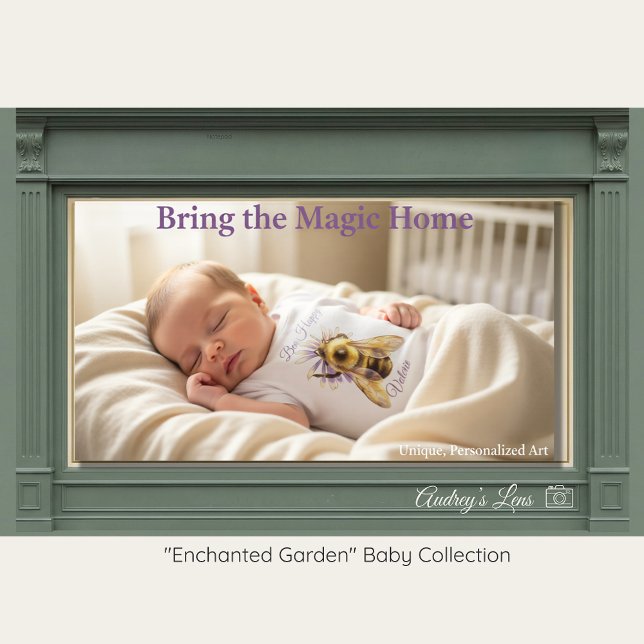 Bumblebee Baby T-Shirt | Whimsical Bee Happy (Criador carregado)