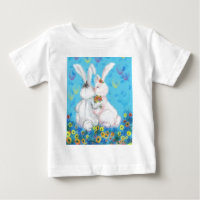 Bunnies Baby T-Shirt Love