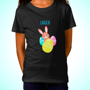 BUNNY COM OVOS COLORIDOS PERSONALIZADOS T-Shirt NE