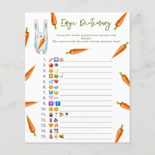 Bunny - Emoji Pictionary game chá de fraldas