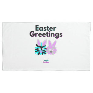 Bunny Felpudos King Size Pillowcase