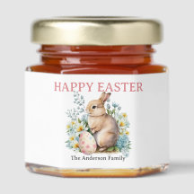 Bunny & Floral Egg