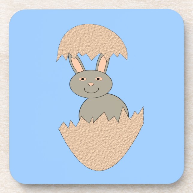 Bunny Hatching de Ovo Porta copos Estranha (Frente)