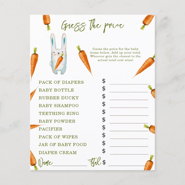 Bunny - Jogos de festas | Jogo de Adivinhação de P (Frente)