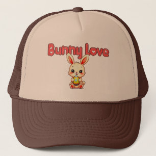 Bunny Love – Cute Easter Bunny Design - boné