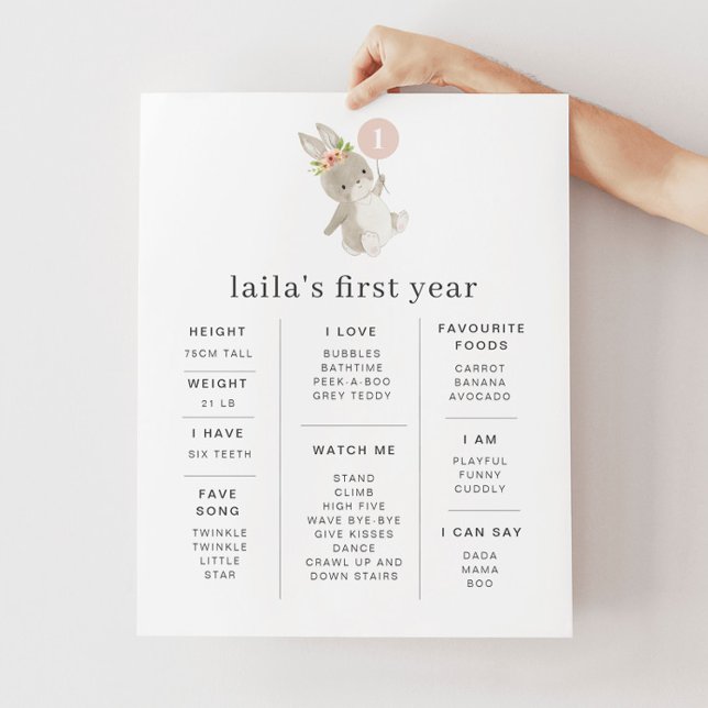 Bunny Pink Balloon - Poster (Criador carregado)