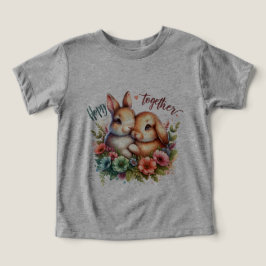 Bunny Toddler T-Shirt - Bonita e confortável
