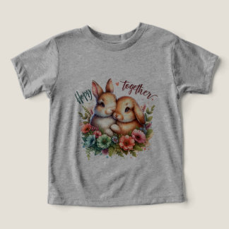 Bunny Toddler T-Shirt - Bonita e confortável