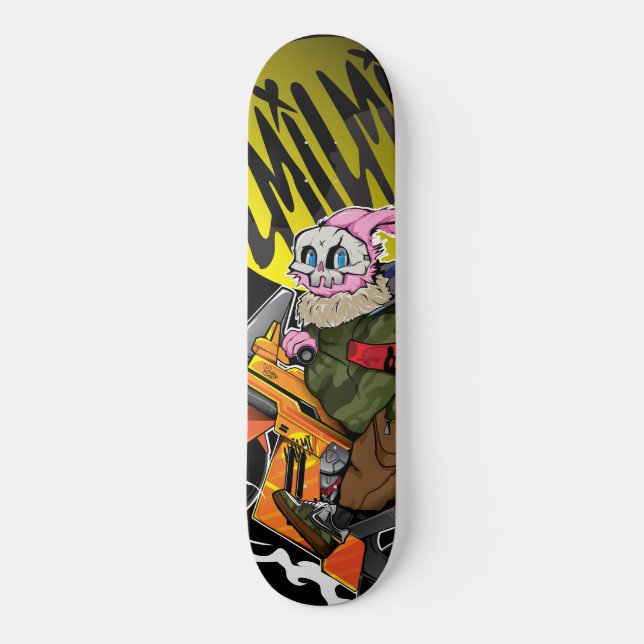 Bunnypink Skateboard (Frente)