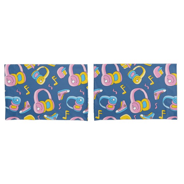 Bunter Musikmix em rosa, blau, gelb (Frente - conjunto)